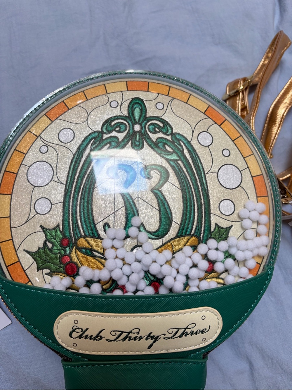 Loungefly Club 33 'Club Thirty-Three' Holiday Snow Globe Limited Edition NWT - Picture 5 of 5